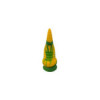 Gode ventouse tentacule Kraken 21 cm vert et jaune 